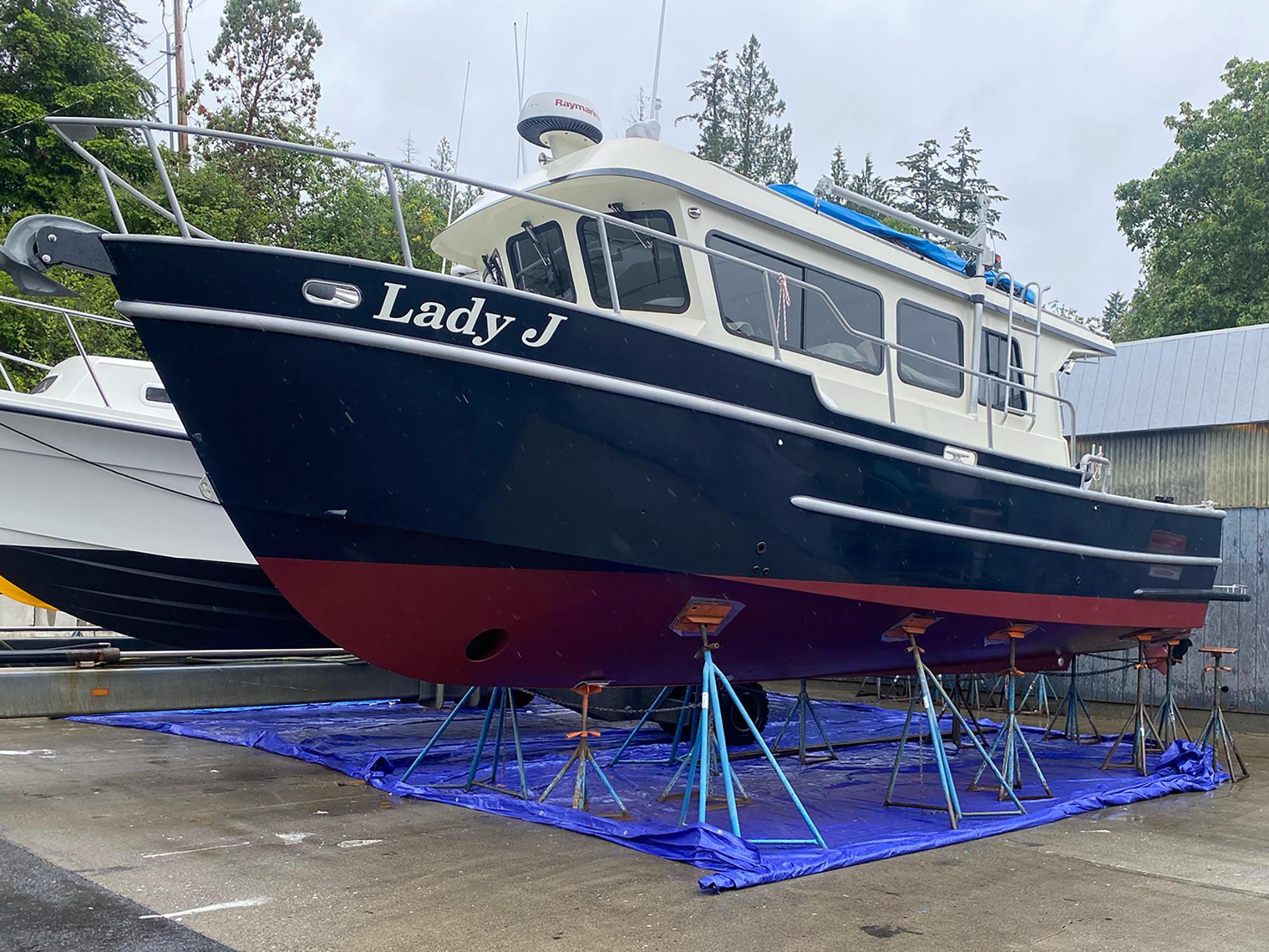 A boat named Lady J