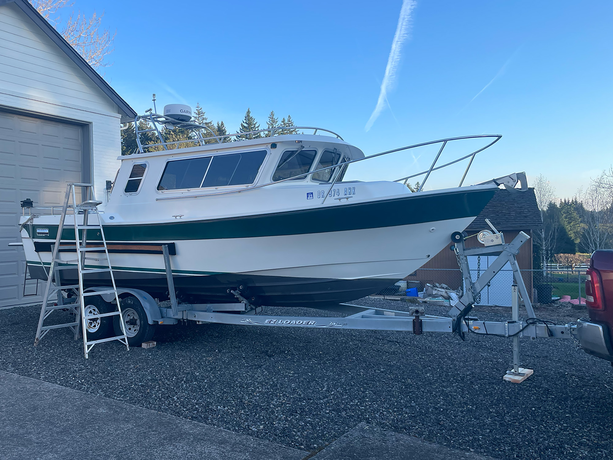 A boat with an Oregon ID